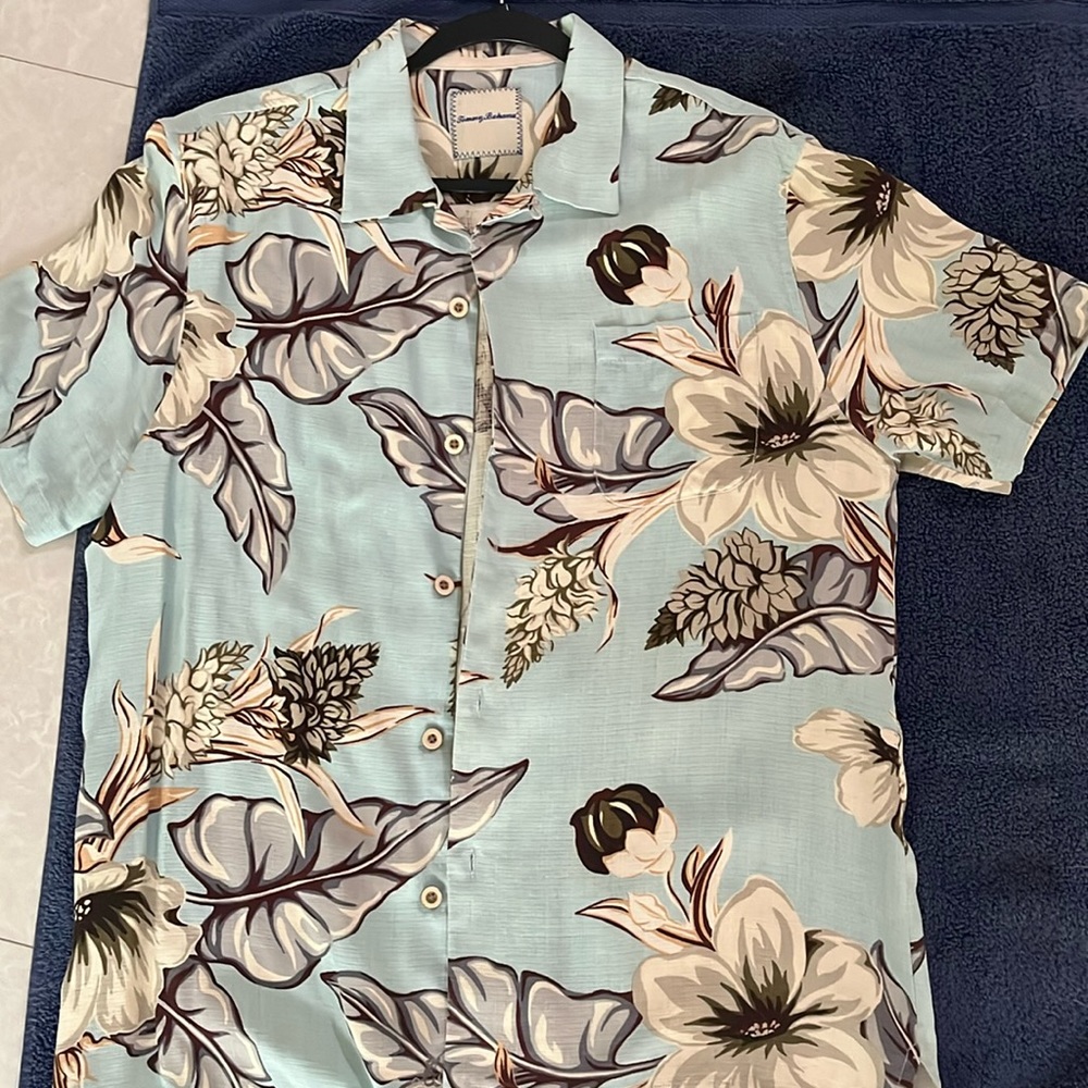 Tommy bahama silk shirt